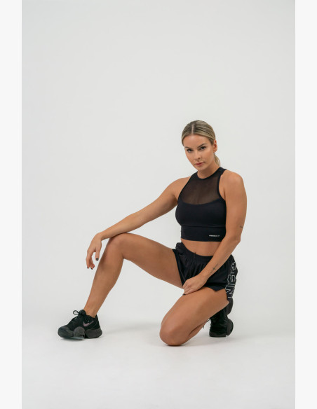 NEBBIA FIT Activewear padded sports bra black