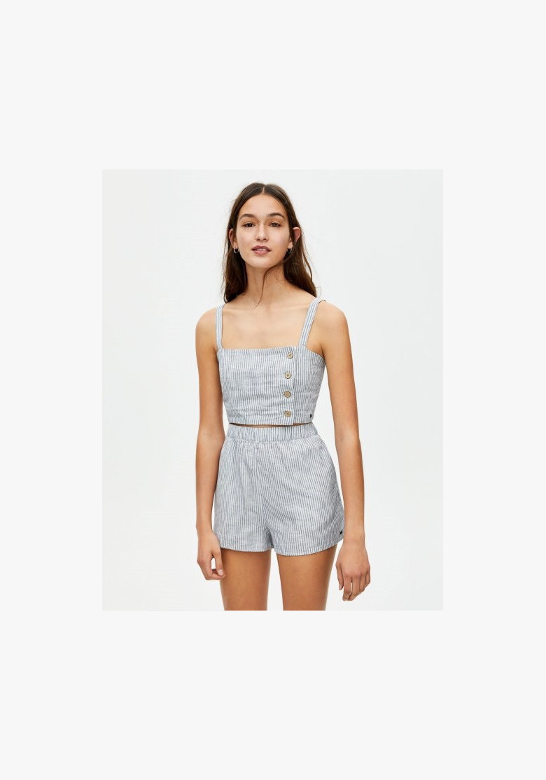 Women's striped top Pull & Bear