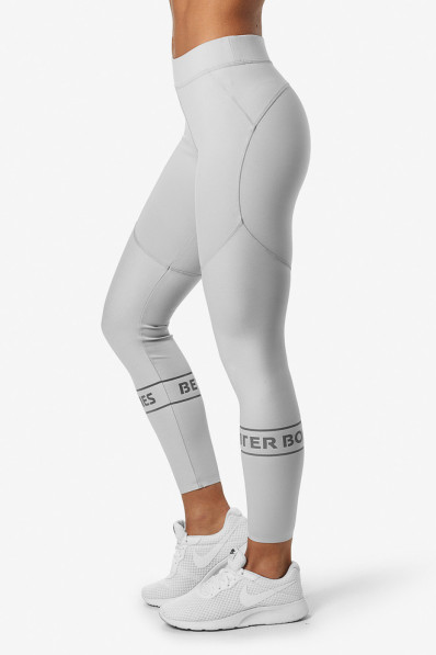 CHRYSTIE SHINY FROST GREY Leggings - Better Bodies