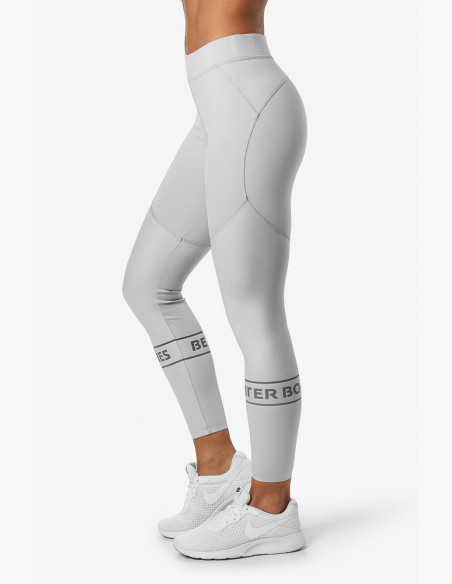 CHRYSTIE SHINY FROST GREY Leggings - Better Bodies