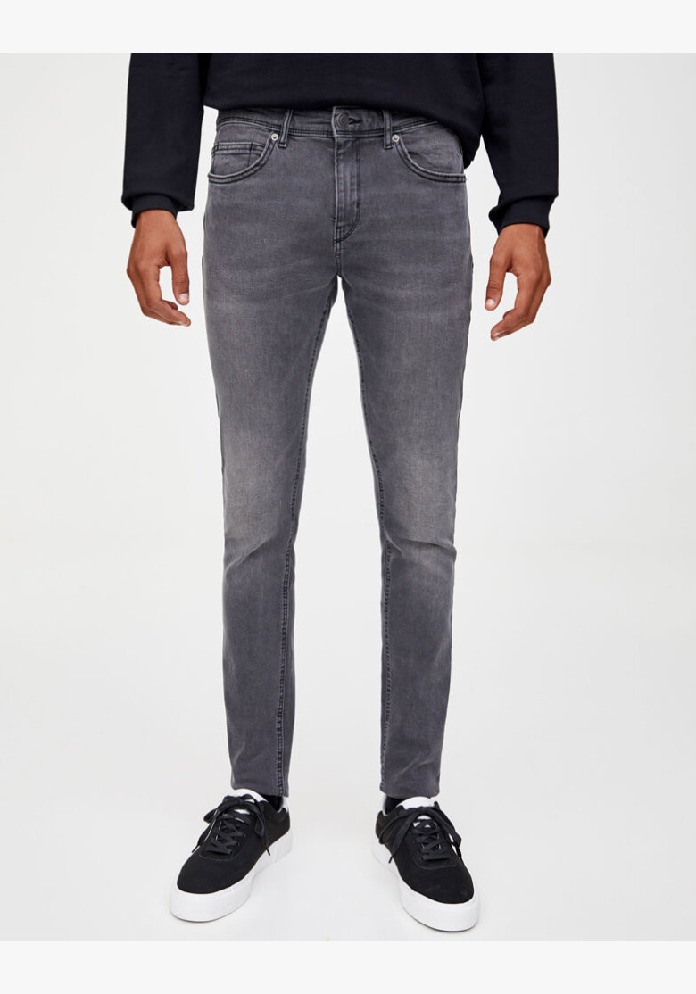 Grey super skinny jeans Pull & Bear