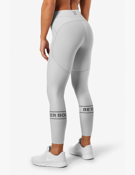 CHRYSTIE SHINY FROST GREY Leggings - Better Bodies