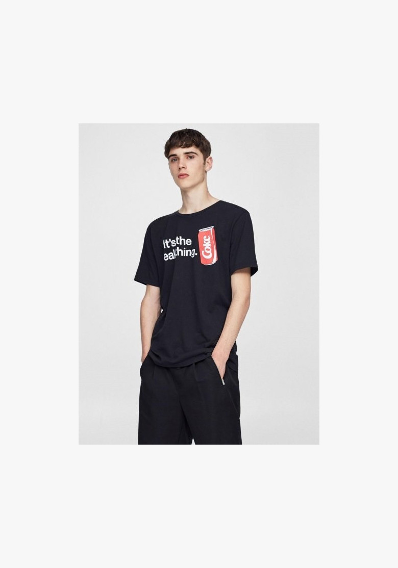 Mens Coca Cola T-shirt Pull & Bear
