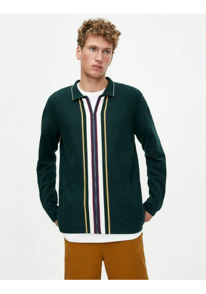 Pánsky sveter na zips Pull & Bear