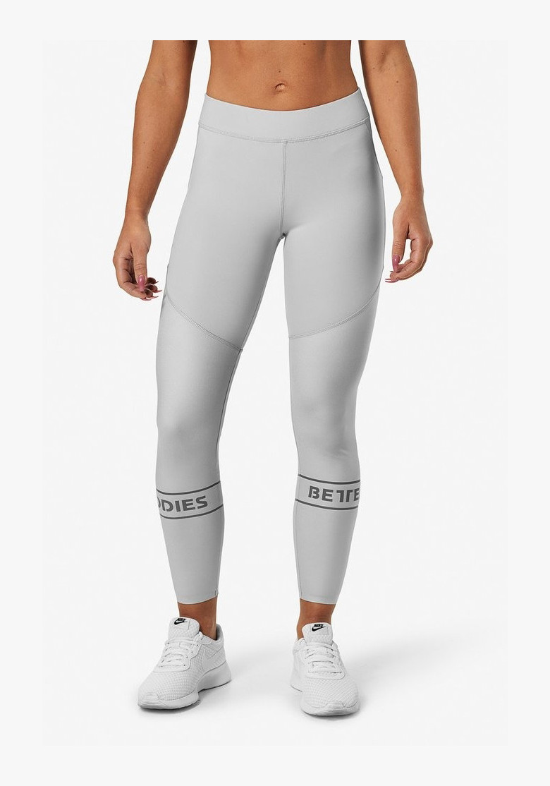 CHRYSTIE SHINY FROST GREY Leggings -...