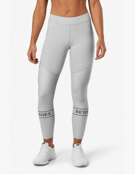 CHRYSTIE SHINY FROST GREY Leggings - Better Bodies