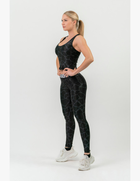 NEBBIA NATURE-INSPIRED sporty crop top Racer back
