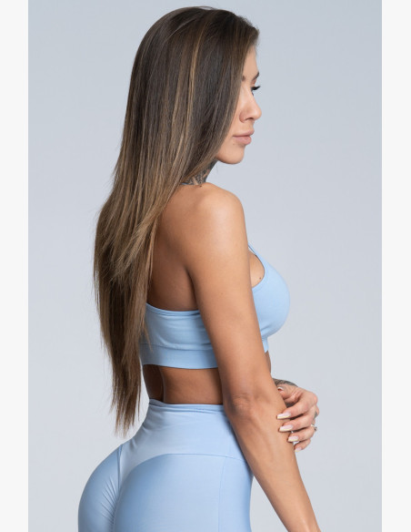 Sports bra without padding Simply Dream Blue - Gym Glamour
