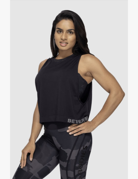 Better Bodies Rockaway Seamless Black Tank Top