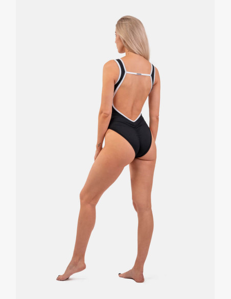 NEBBIA All black swimsuit French style black