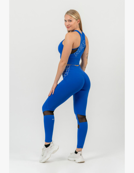 NEBBIA FIT Activewear high waisted leggings blue