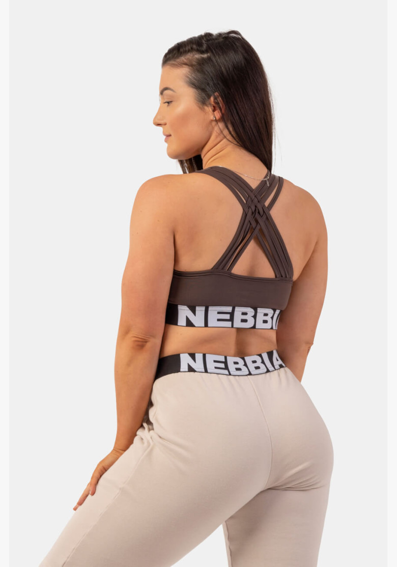 NEBBIA Sports bra with cross back cut... NEBBIA Sports bra with cross back cut...