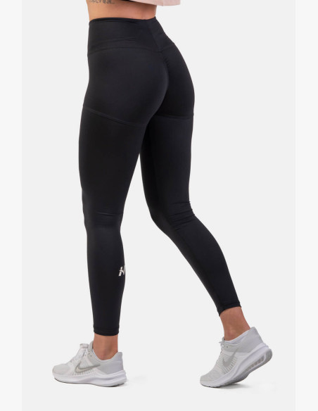 NEBBIA Active leggings with high waist and side pocket black