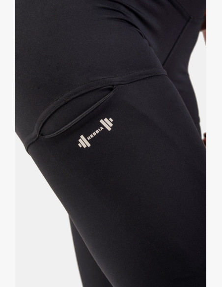 NEBBIA Active leggings with high waist and side pocket black