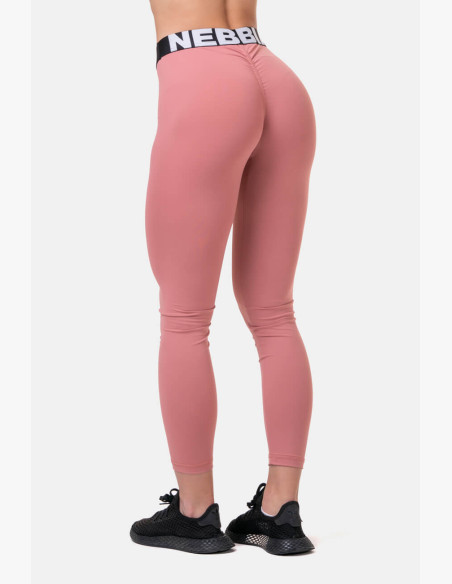 NEBBIA Squat HERO Scrunch Butt Leggings Pink