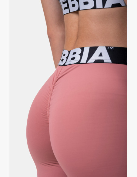 NEBBIA Squat HERO Scrunch Butt Leggings Pink