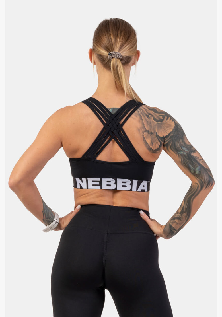NEBBIA Sports bra with cross back cut... NEBBIA Sports bra with cross back cut...