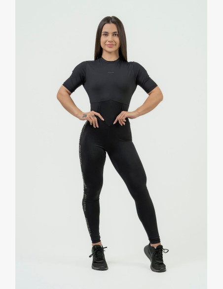 NEBBIA Women's sports jumpsuit NEBBIA INTENSE Focus black