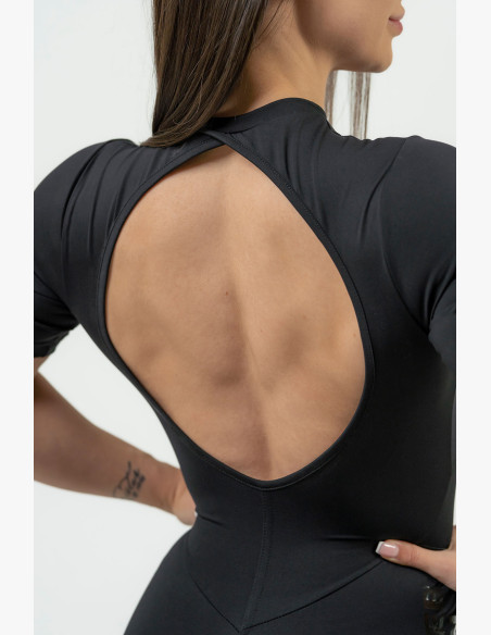 NEBBIA Women's sports jumpsuit NEBBIA INTENSE Focus black