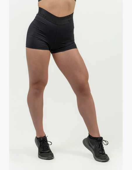 NEBBIA Women's high waisted compression shorts NEBBIA INTENSE Leg Day black