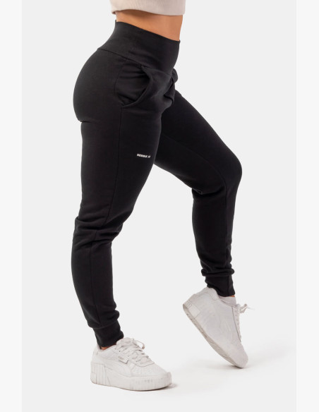NEBBIA High waisted sweatpants "Feeling Good" black
