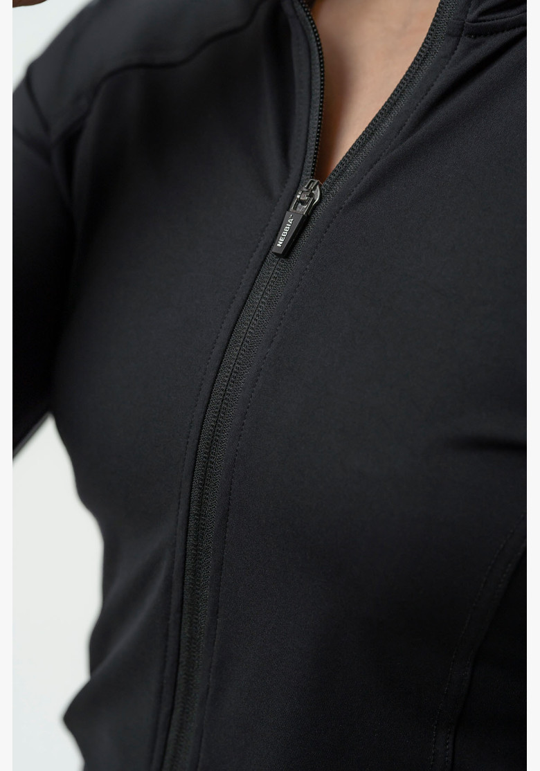 NEBBIA Women's zip-up hoodie NEBBIA...