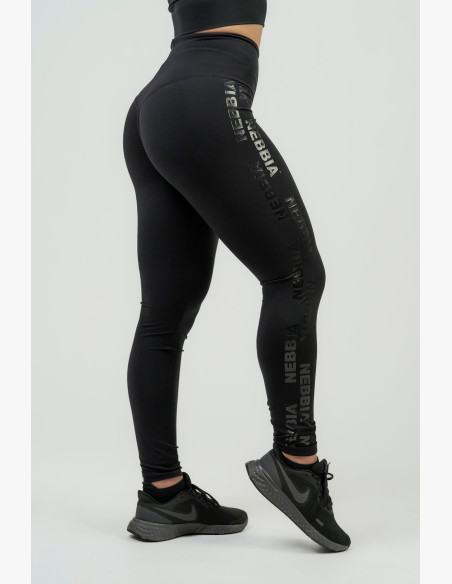 NEBBIA Women's high waisted leggings NEBBIA INTENSE Iconic black