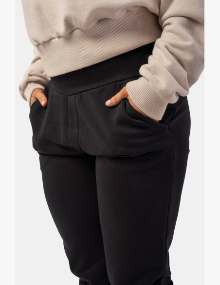NEBBIA High waisted sweatpants "Feeling Good" black