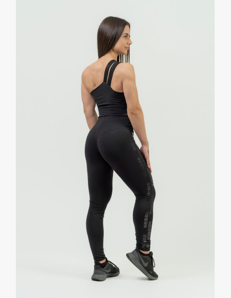 NEBBIA Women's high waisted leggings NEBBIA INTENSE Iconic black