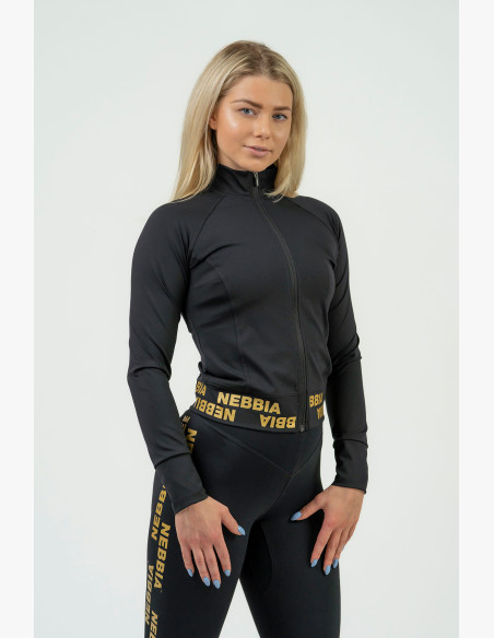 NEBBIA Women's high waisted leggings NEBBIA INTENSE Iconic gold