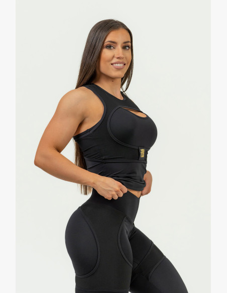 NEBBIA Women's compression tank top NEBBIA INTENSE Ultra gold