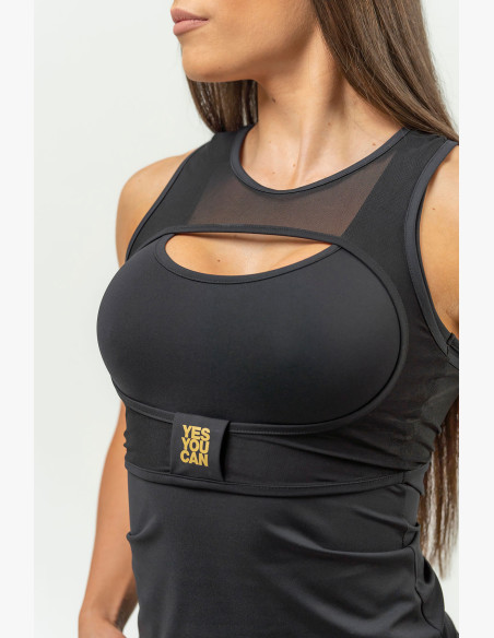 NEBBIA Women's compression tank top NEBBIA INTENSE Ultra gold