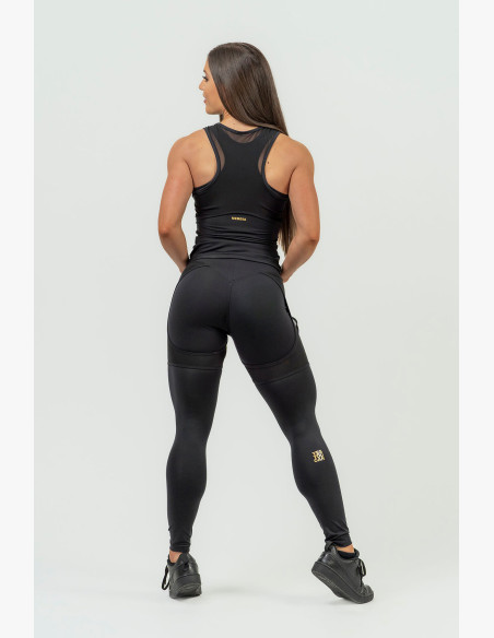 NEBBIA Women's compression tank top NEBBIA INTENSE Ultra gold