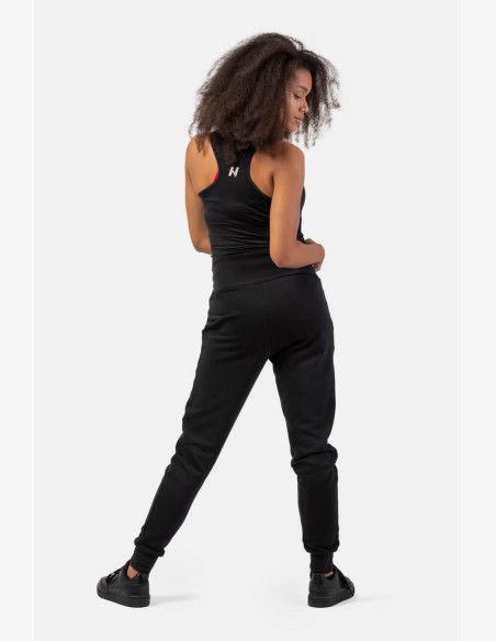 NEBBIA High waisted sweatpants "Feeling Good" black