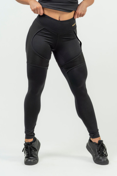 NEBBIA Women's sports leggings with mesh NEBBIA INTENSE...