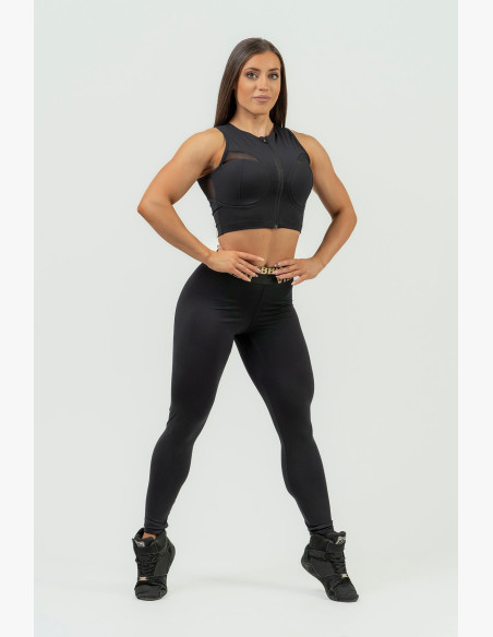 NEBBIA Women's high waisted leggings NEBBIA INTENSE Perform gold
