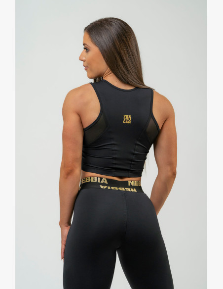 NEBBIA Women's high waisted leggings NEBBIA INTENSE Perform gold