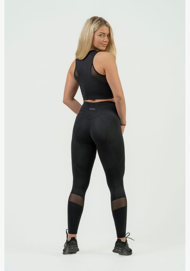 NEBBIA Women's crop top with high... NEBBIA Women's crop top with high...