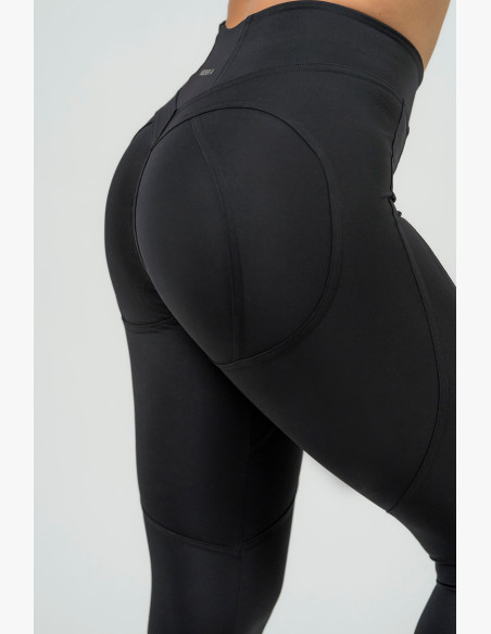 NEBBIA Women's Shaping Push-up Leggings NEBBIA INTENSE Heart-Shaped Black