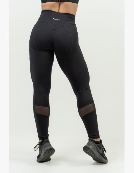 NEBBIA Women's shaping push-up leggings NEBBIA INTENSE Heart-Shaped gold