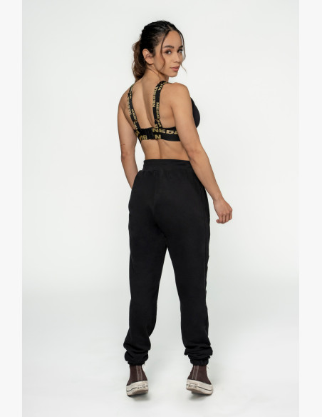 NEBBIA Women's reinforced sports bra NEBBIA INTENSE Iconic gold