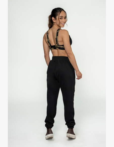 NEBBIA Women's reinforced sports bra NEBBIA INTENSE Iconic gold