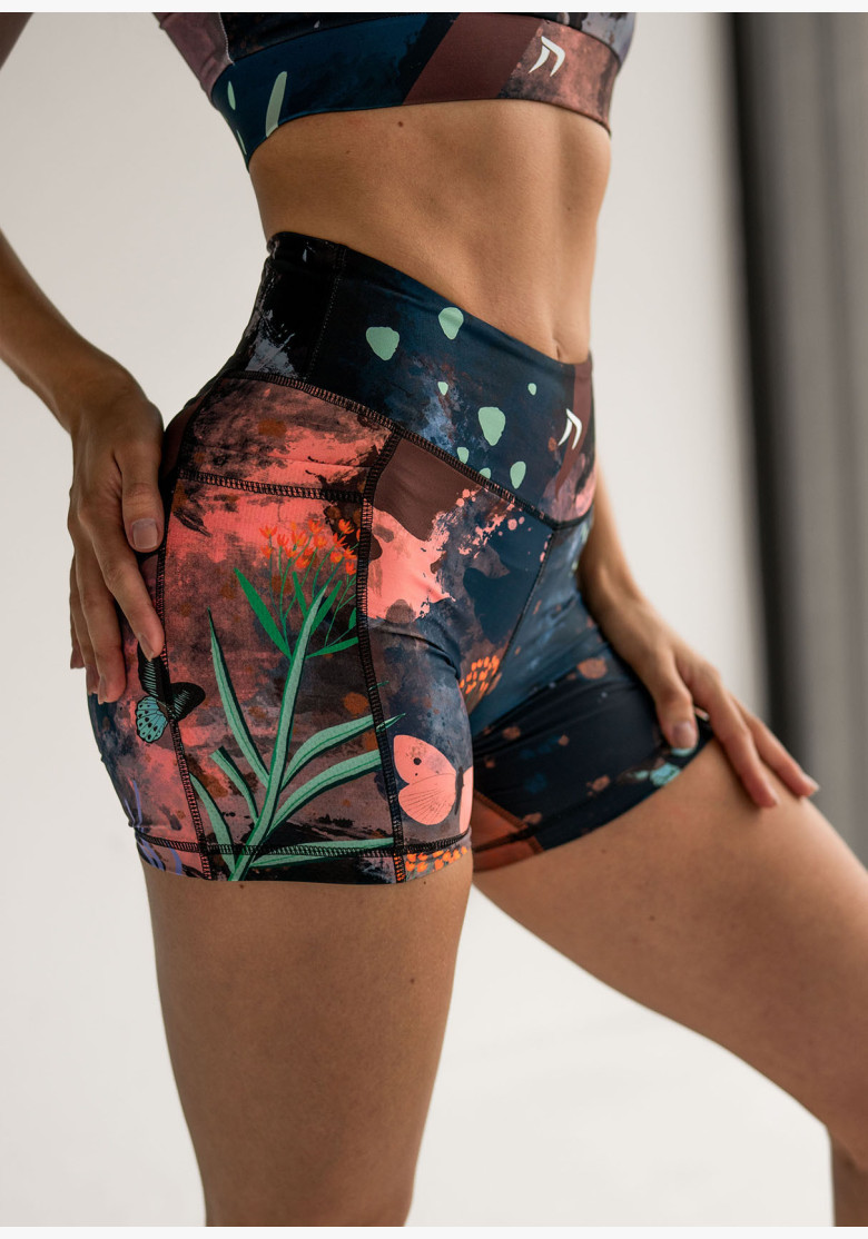 KFIT Mini Shorts Butterfly
