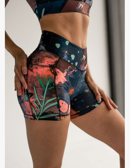 KFIT Mini Shorts Butterfly