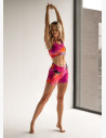 Women's KFIT® Tulip Mini Shorts in multi colour Tulip motif from our collection