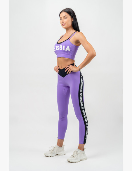 NEBBIA High waisted leggings ICONIC lilac