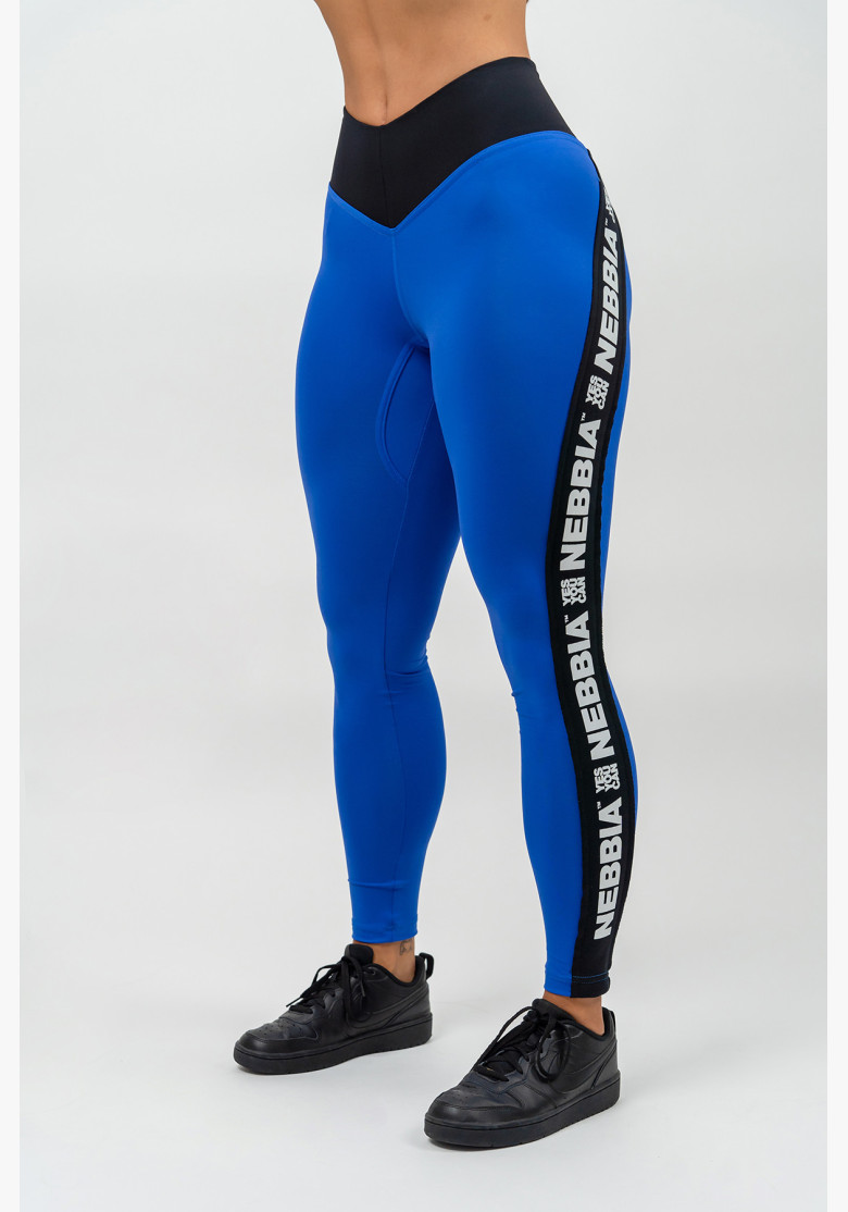 NEBBIA High waisted leggings ICONIC blue