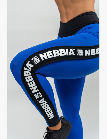 NEBBIA High waisted leggings ICONIC blue