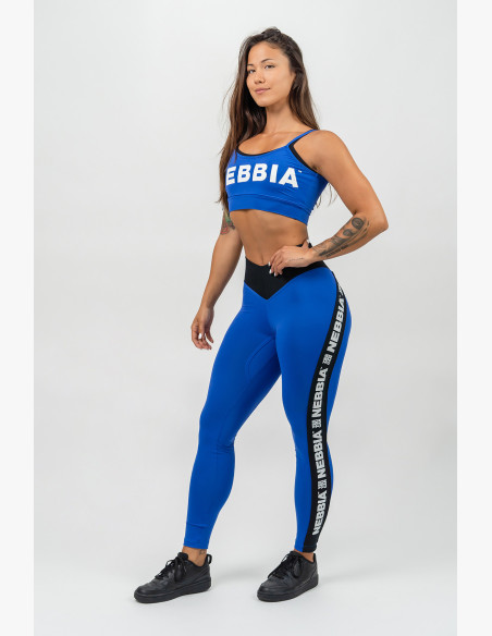NEBBIA High waisted leggings ICONIC blue