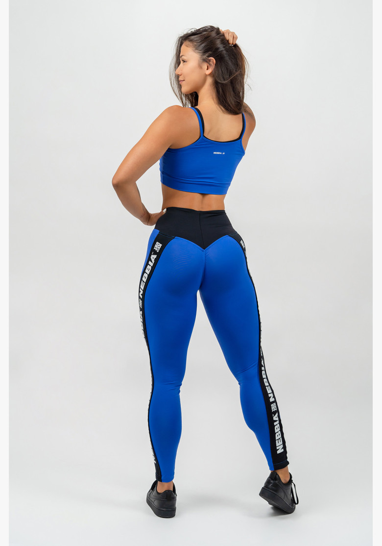 NEBBIA High waisted leggings ICONIC blue